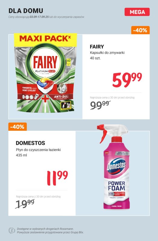 Rossmann - gazetka promocyjna Produkty min. 40% taniej od poniedziałku 15.09 do środy 17.09 - strona 12