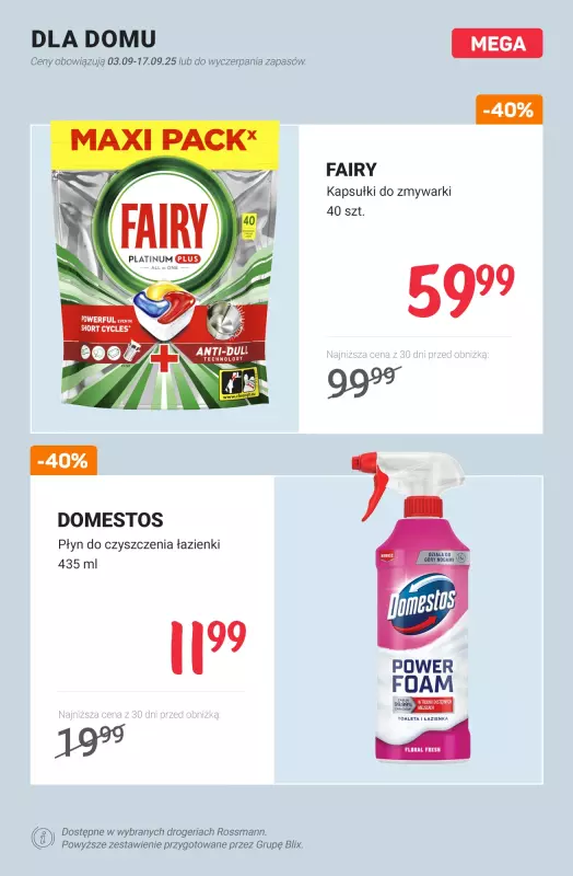 Rossmann - gazetka promocyjna Produkty min. 40% taniej od poniedziałku 15.09 do środy 17.09 - strona 12
