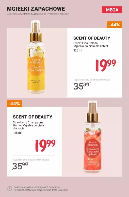 Rossmann - gazetka promocyjna Produkty min. 40% taniej od poniedziałku 15.09 do środy 17.09 - strona 10