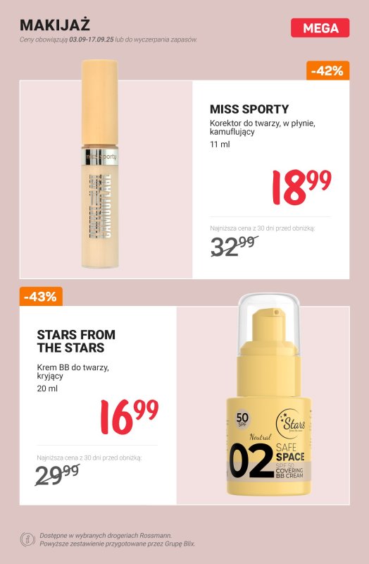 Rossmann - gazetka promocyjna Produkty min. 40% taniej od poniedziałku 15.09 do środy 17.09 - strona 6