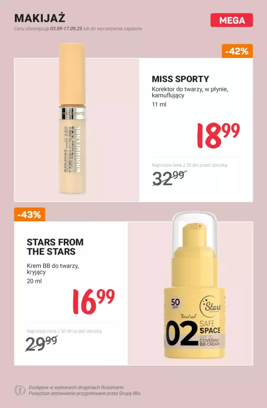 Rossmann - gazetka promocyjna Produkty min. 40% taniej od poniedziałku 15.09 do środy 17.09 - strona 6