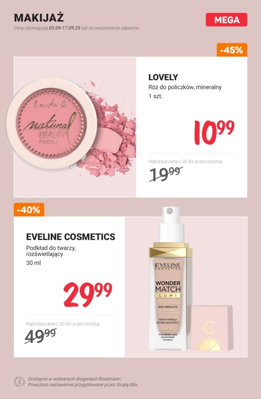 Rossmann - gazetka promocyjna Produkty min. 40% taniej od poniedziałku 15.09 do środy 17.09 - strona 5