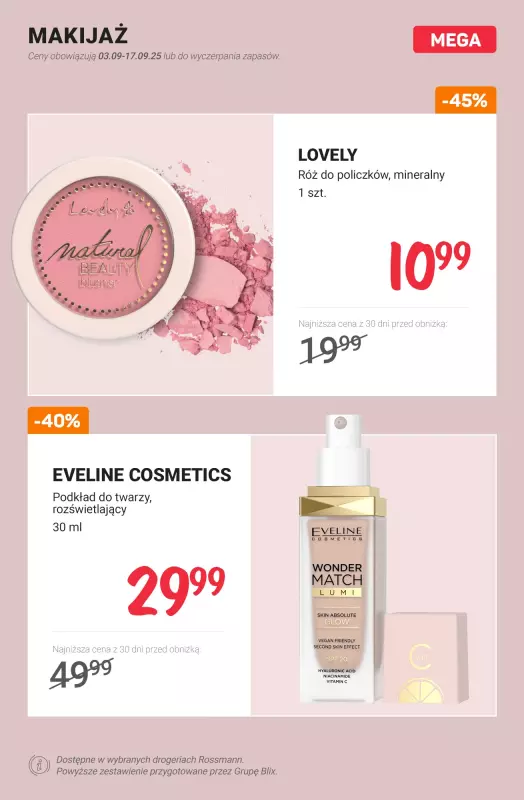 Rossmann - gazetka promocyjna Produkty min. 40% taniej od poniedziałku 15.09 do środy 17.09 - strona 5