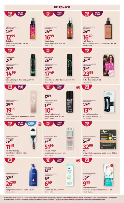 Rossmann - gazetka promocyjna Gazetka od czwartku 18.09 do piątku 03.10 - strona 6