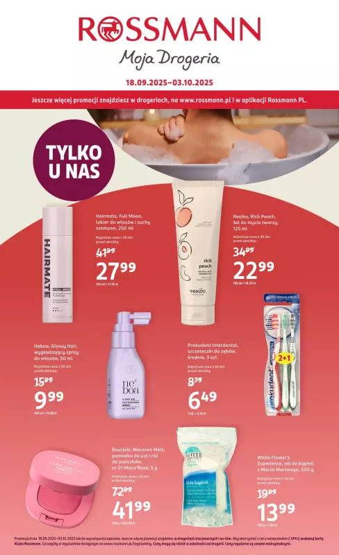 Rossmann - gazetka promocyjna Gazetka  