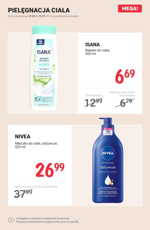 Rossmann - gazetka promocyjna MEGA promocje z nowej gazetki od czwartku 18.09 do piątku 03.10 - strona 6