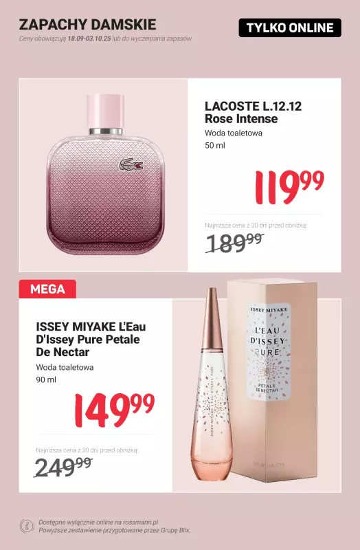 Rossmann - gazetka promocyjna Perfumy w niższych cenach! od piątku 19.09 do piątku 03.10 - strona 5