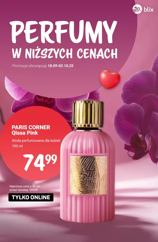 Rossmann - gazetka promocyjna Perfumy w niższych cenach! od piątku 19.09 do piątku 03.10