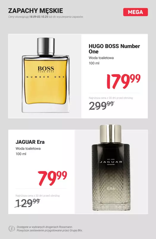 Rossmann - gazetka promocyjna Perfumy w niższych cenach! od piątku 19.09 do piątku 03.10 - strona 9