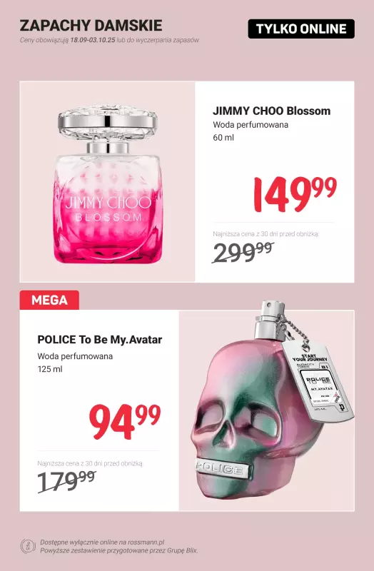 Rossmann - gazetka promocyjna Perfumy w niższych cenach! od piątku 19.09 do piątku 03.10 - strona 4