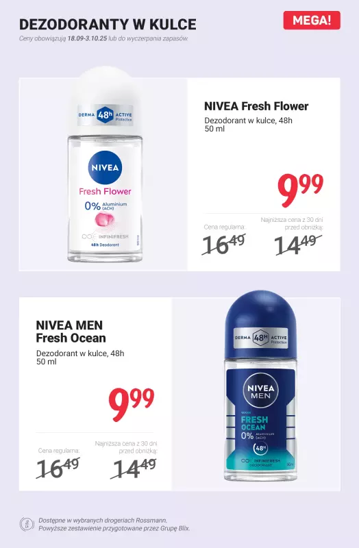 Rossmann - gazetka promocyjna Antyperspiranty i dezodoranty w niższych cenach od czwartku 25.09 do piątku 03.10 - strona 7