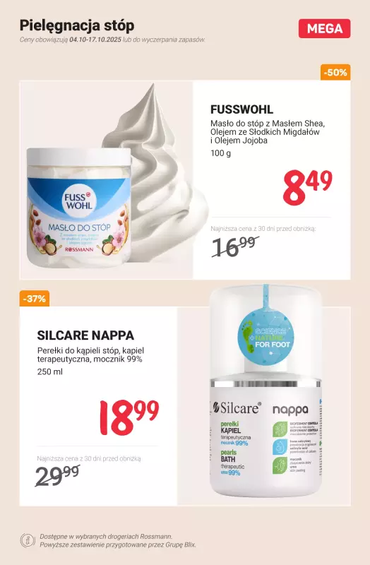 Rossmann - gazetka promocyjna Do -50% na pielęgnację od poniedziałku 06.10 do piątku 17.10 - strona 5