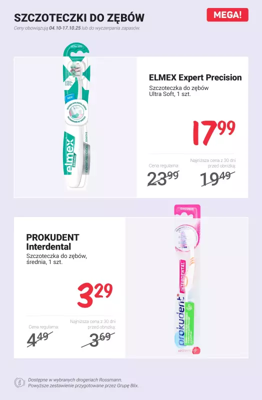 Rossmann - gazetka promocyjna Zadbaj o zdrowy uśmiech - sprawdź promocje! od czwartku 09.10 do piątku 17.10 - strona 5