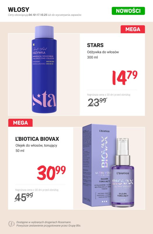 Rossmann - gazetka promocyjna Nowości na promocji! od soboty 11.10 do piątku 17.10 - strona 2