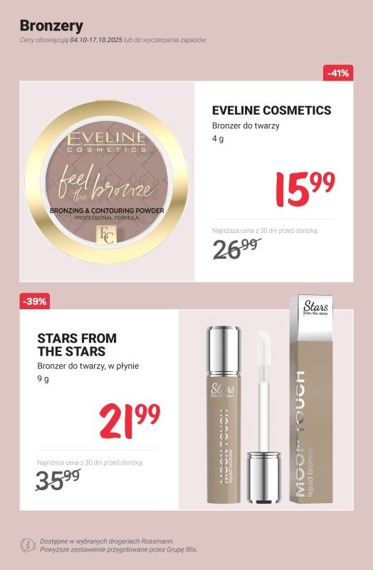 Rossmann - gazetka promocyjna Do -50% na makijaż od poniedziałku 13.10 do piątku 17.10 - strona 6
