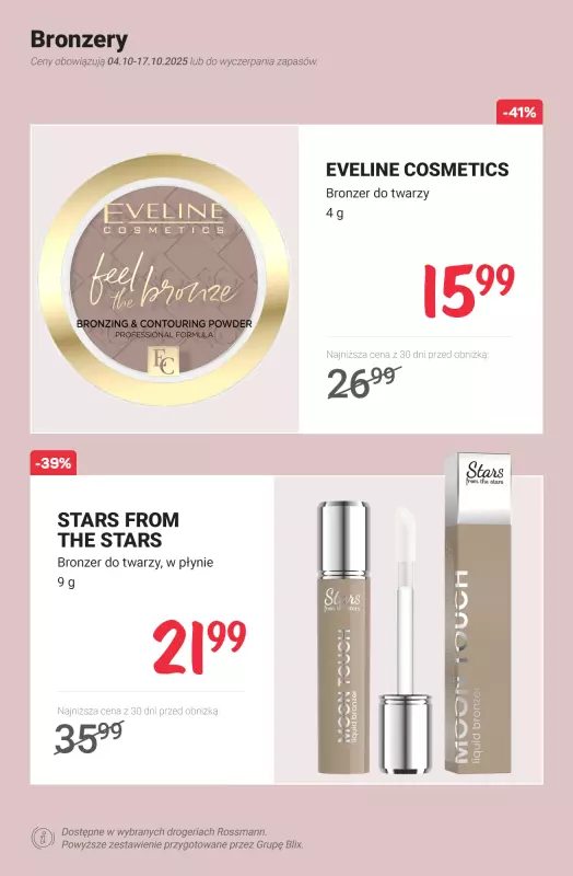 Rossmann - gazetka promocyjna Do -50% na makijaż od poniedziałku 13.10 do piątku 17.10 - strona 6