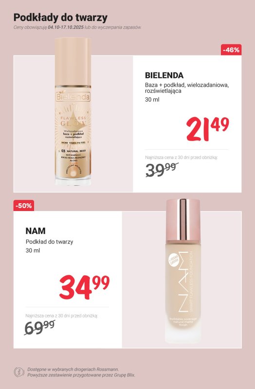 Rossmann - gazetka promocyjna Do -50% na makijaż od poniedziałku 13.10 do piątku 17.10 - strona 2