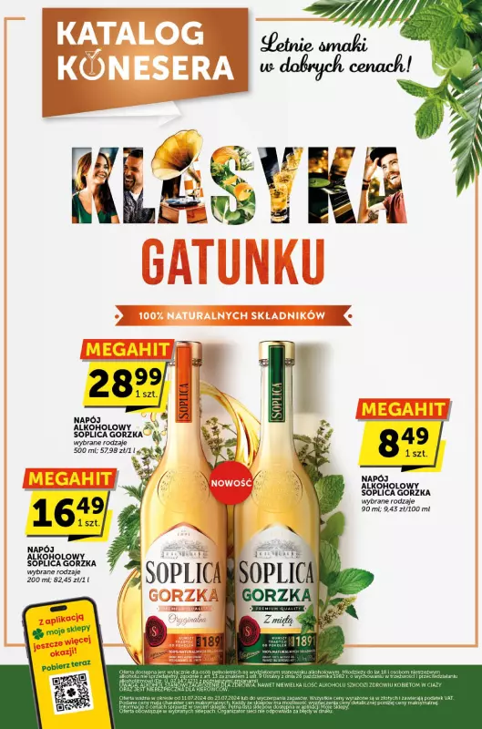 ABC - gazetka promocyjna Gazetka alkoholowa od czwartku 11.07 do wtorku 23.07