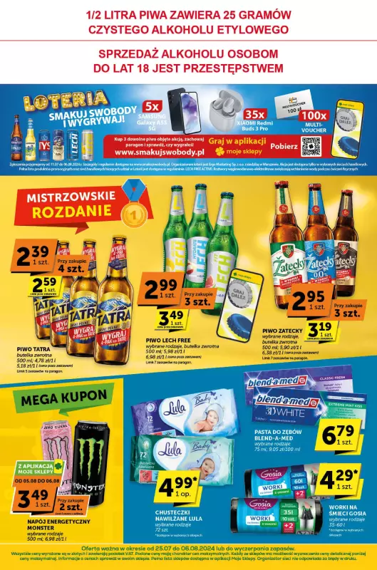 ABC - gazetka promocyjna Gazetka Supermarket od czwartku 25.07 do wtorku 06.08 - strona 8