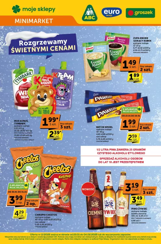 ABC - gazetka promocyjna Gazetka Minimarket od czwartku 23.01 do wtorku 04.02