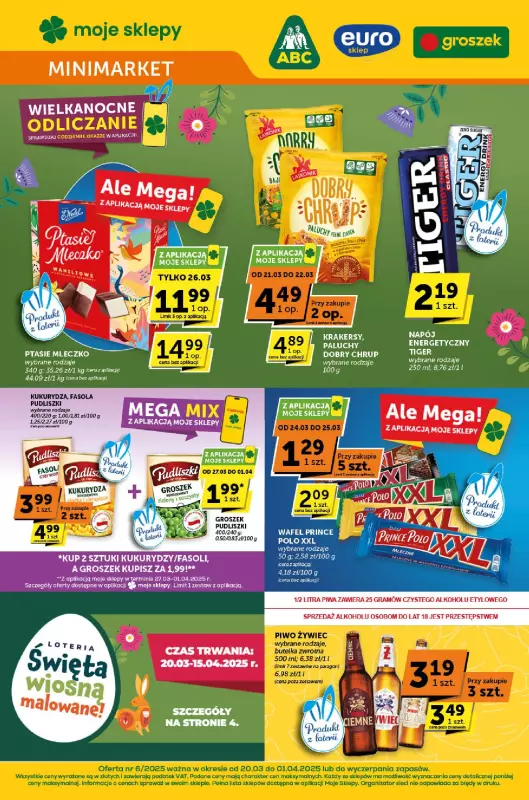 ABC - gazetka promocyjna Gazetka Minimarket od czwartku 20.03 do wtorku 01.04