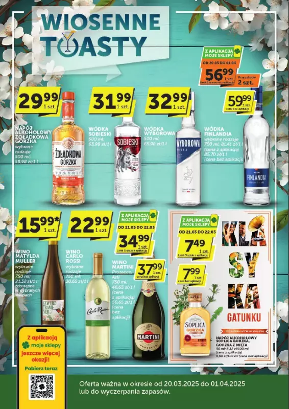 ABC - gazetka promocyjna Oferta alkoholowa od czwartku 20.03 do wtorku 01.04