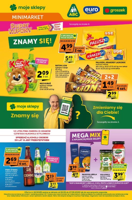 ABC - gazetka promocyjna Gazetka Minimarket od czwartku 15.05 do wtorku 27.05