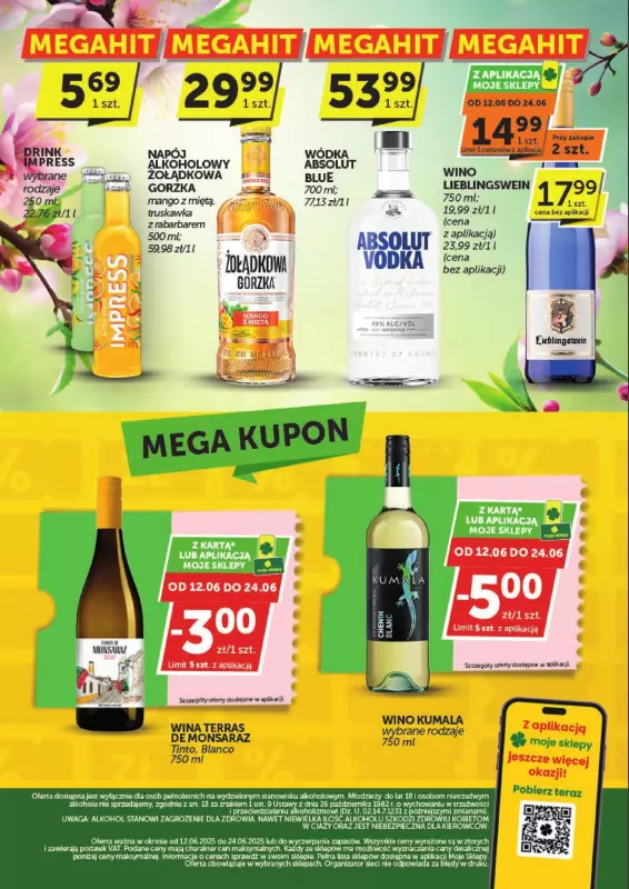 ABC - gazetka promocyjna Gazetka alkoholowa od czwartku 12.06 do wtorku 24.06 - strona 2