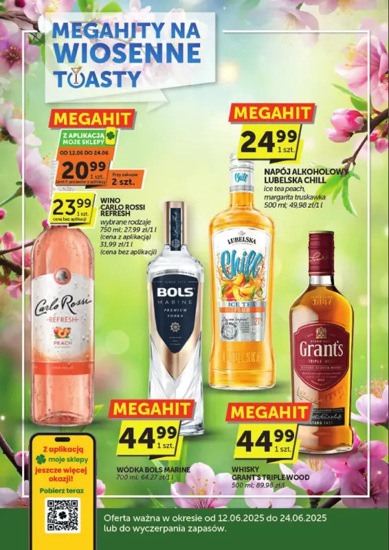 ABC - gazetka promocyjna Gazetka alkoholowa od czwartku 12.06 do wtorku 24.06