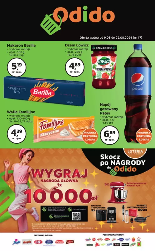 Odido - gazetka promocyjna Gazetka od piątku 09.08 do czwartku 22.08