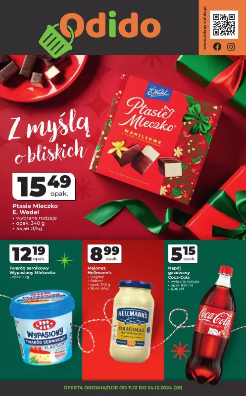 Odido - gazetka promocyjna Gazetka od środy 11.12 do wtorku 24.12