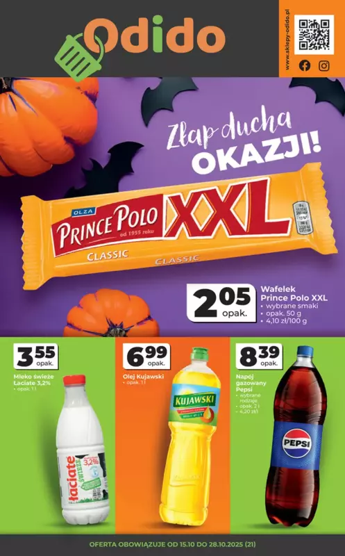 Odido - gazetka promocyjna Gazetka od środy 15.10 do wtorku 28.10