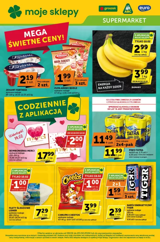 Euro Sklep - gazetka promocyjna Gazetka Supermarket od czwartku 08.02 do wtorku 20.02