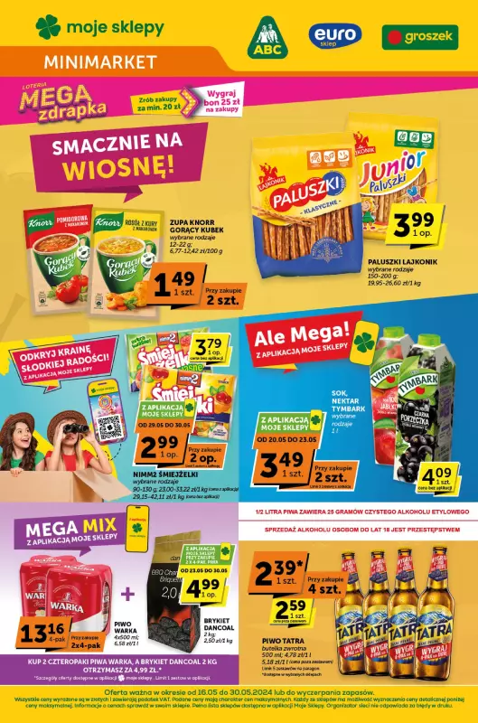 Euro Sklep - gazetka promocyjna Gazetka Minimarket od czwartku 16.05 do czwartku 30.05