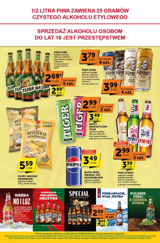 Euro Sklep - gazetka promocyjna Gazetka Minimarket od czwartku 05.09 do wtorku 17.09 - strona 4