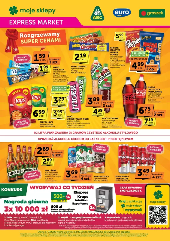 Euro Sklep - gazetka promocyjna Gazetka Expressmarket od czwartku 06.02 do wtorku 18.02