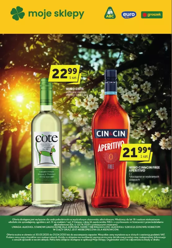 Euro Sklep - gazetka promocyjna Katalog alkoholowy od czwartku 20.03 do wtorku 01.04