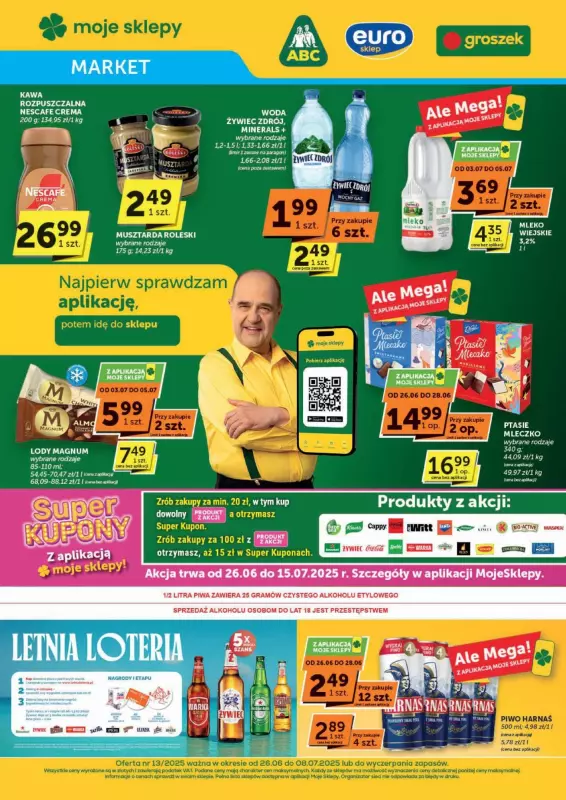 Euro Sklep - gazetka promocyjna Gazetka Market od czwartku 26.06 do wtorku 08.07