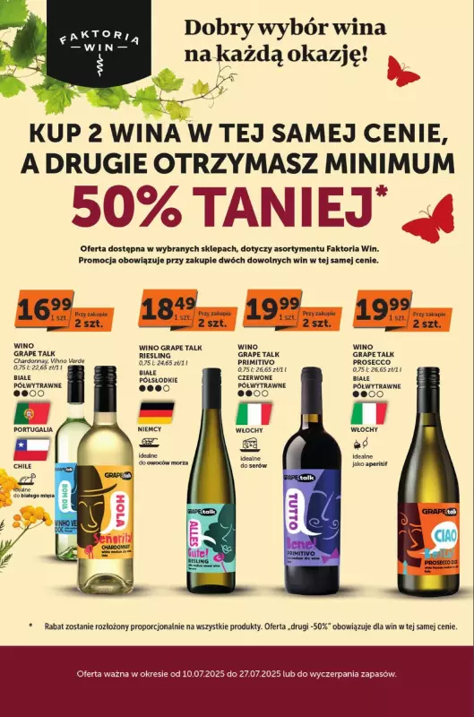 Euro Sklep - gazetka promocyjna Faktoria Win od czwartku 10.07 do niedzieli 27.07