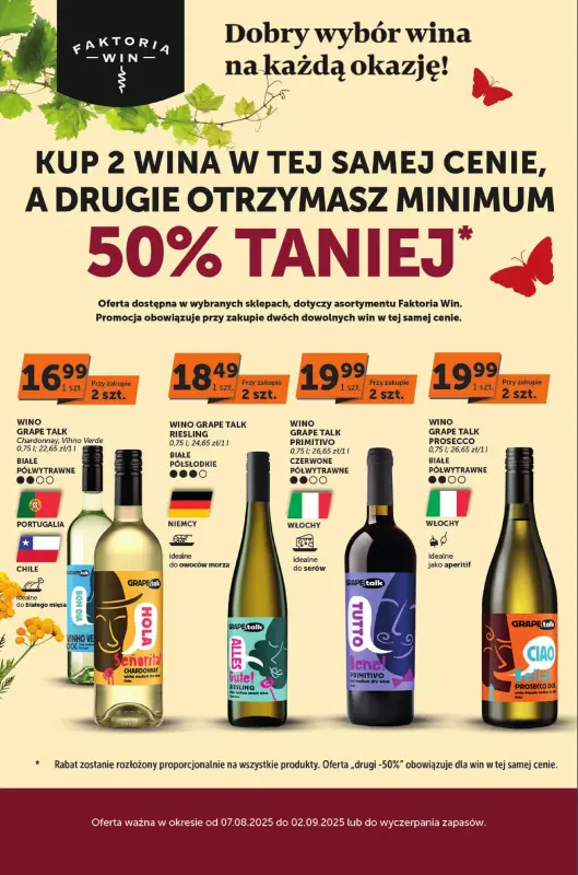 Euro Sklep - gazetka promocyjna Faktoria Win od czwartku 07.08 do wtorku 02.09