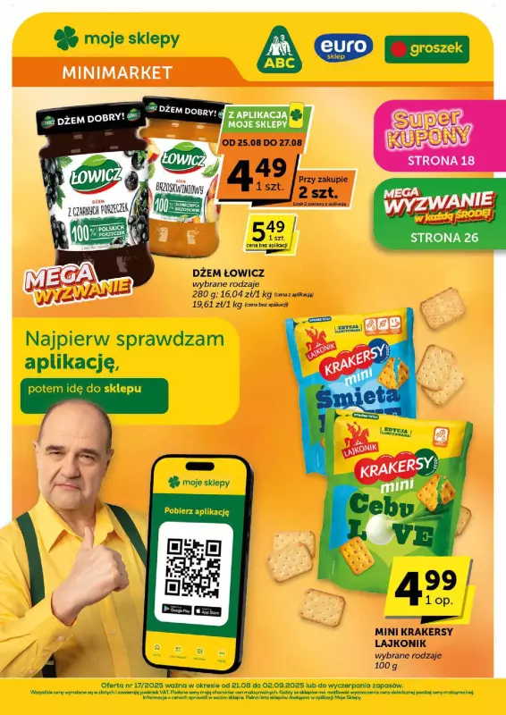 Euro Sklep - gazetka promocyjna Gazetka Minimarket  do wtorku 02.09