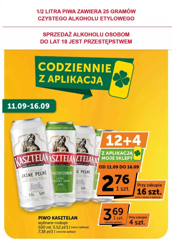 Euro Sklep - gazetka promocyjna Gazetka Minimarket od czwartku 04.09 do wtorku 16.09 - strona 7