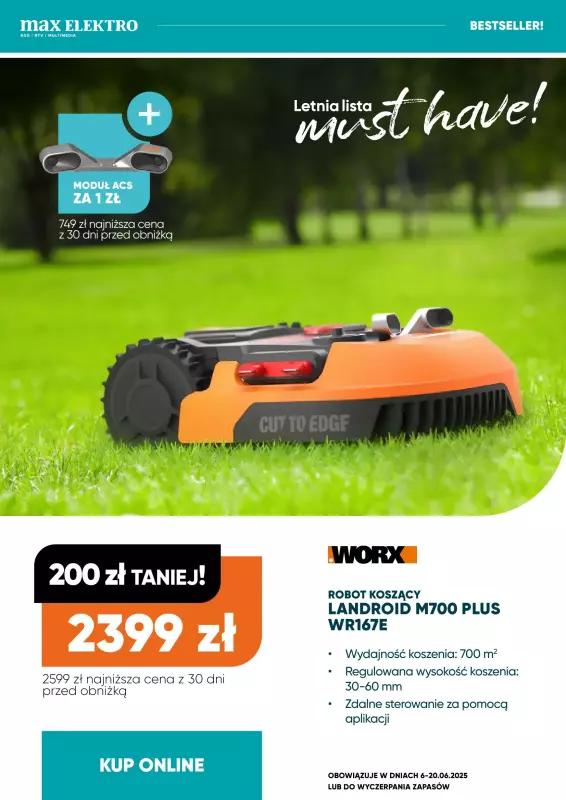 Max Elektro - gazetka promocyjna Gazetka od piątku 06.06 do piątku 20.06 - strona 2