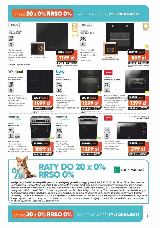 Max Elektro - gazetka promocyjna Gazetka od czwartku 02.10 do środy 29.10 - strona 11