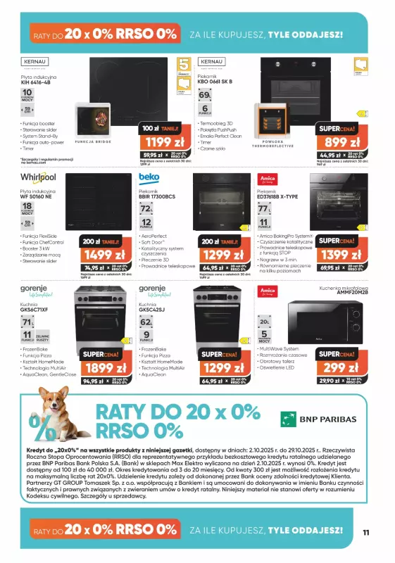 Max Elektro - gazetka promocyjna Gazetka od czwartku 02.10 do środy 29.10 - strona 11