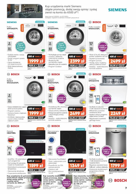 Max Elektro - gazetka promocyjna Gazetka od czwartku 02.10 do środy 29.10 - strona 7