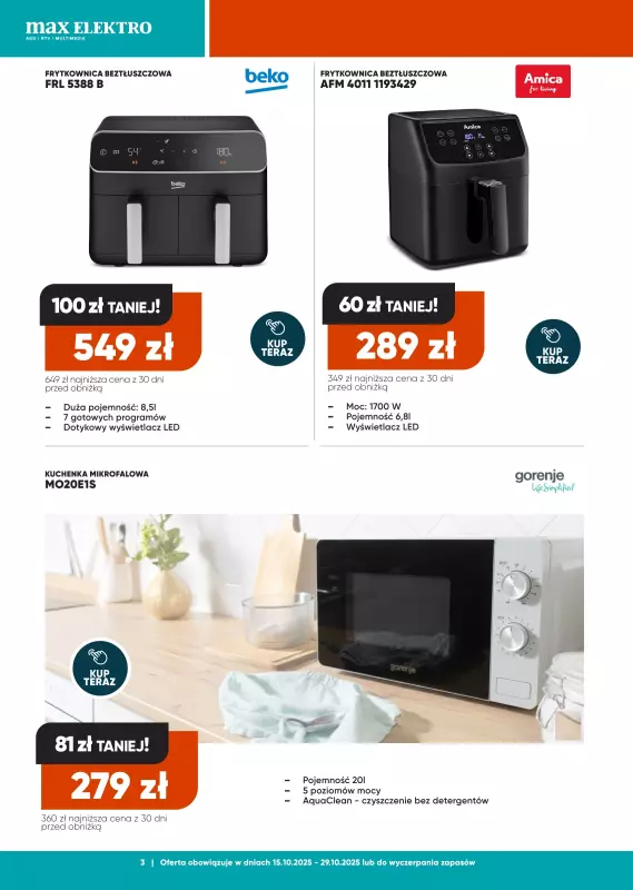 Max Elektro - gazetka promocyjna Gazetka   - strona 3
