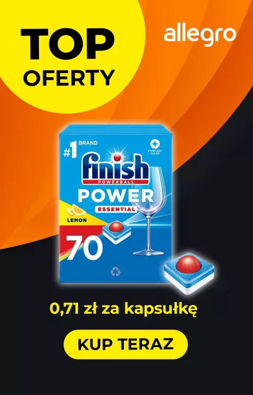 Allegro - gazetka promocyjna Top oferty - Finish od czwartku 01.02 do czwartku 29.02