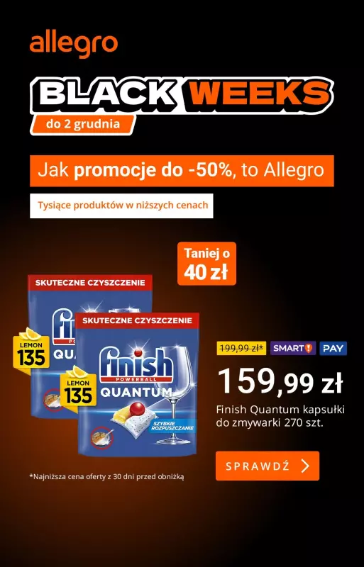 Allegro - gazetka promocyjna Rabaty na produkty z supermarketu od poniedziałku 04.11 do środy 06.11 - strona 5