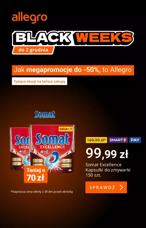 Allegro - gazetka promocyjna Rabaty na produkty z supermarketu od poniedziałku 18.11 do środy 20.11 - strona 2